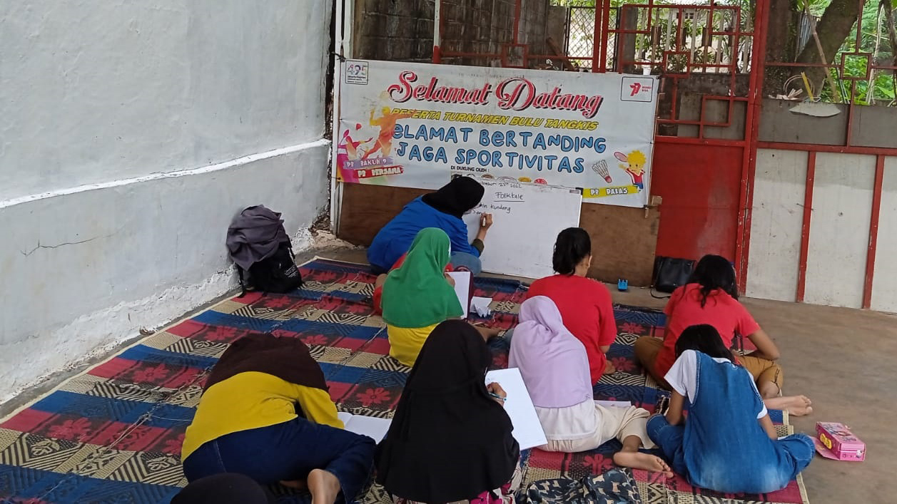 bank sampah bambu apus